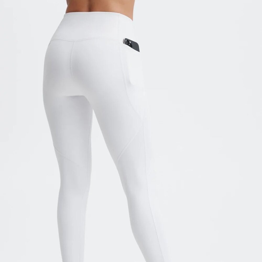 NWT White Fabletics Oasis Leggings XL/12-14